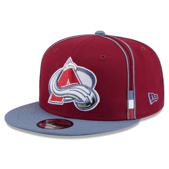 Men's New Era Burgundy/Light Blue Colorado Avalanche 9FIFTY Soutache Snapback Hat