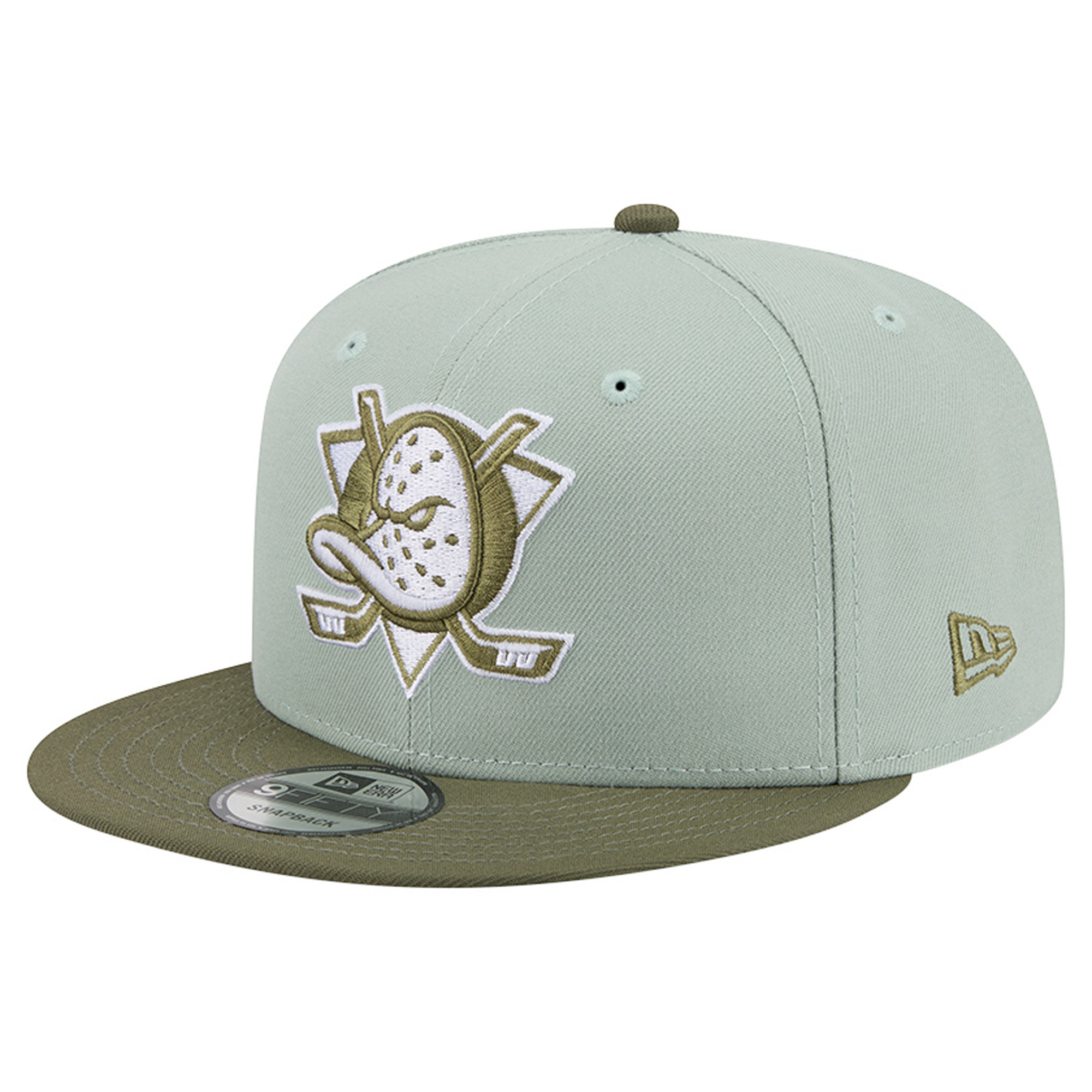 Men’s New Era Sage Green/Olive Anaheim Ducks Color Pack 9FIFTY Snapback Hat Men’s New Era Sage Green/Olive Anaheim Ducks Color Pack 9FIFTY Snapback Hat