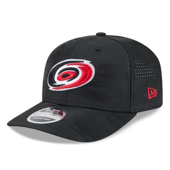 Men's New Era Black Carolina Hurricanes Camo 9SEVENTY Perforated Adjustable Hat