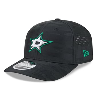 Men's New Era Black Dallas Stars Camo 9SEVENTY Perforated Adjustable Hat