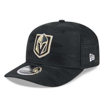 Men's New Era Black Vegas Golden Knights Camo 9SEVENTY Perforated Adjustable Hat