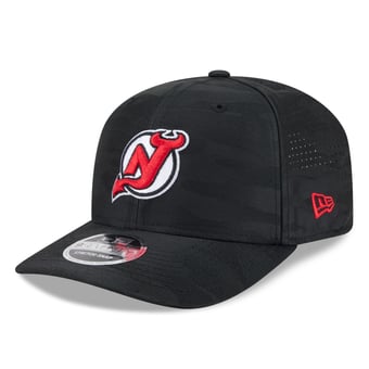 Men's New Era Black New Jersey Devils Camo 9SEVENTY Perforated Adjustable Hat