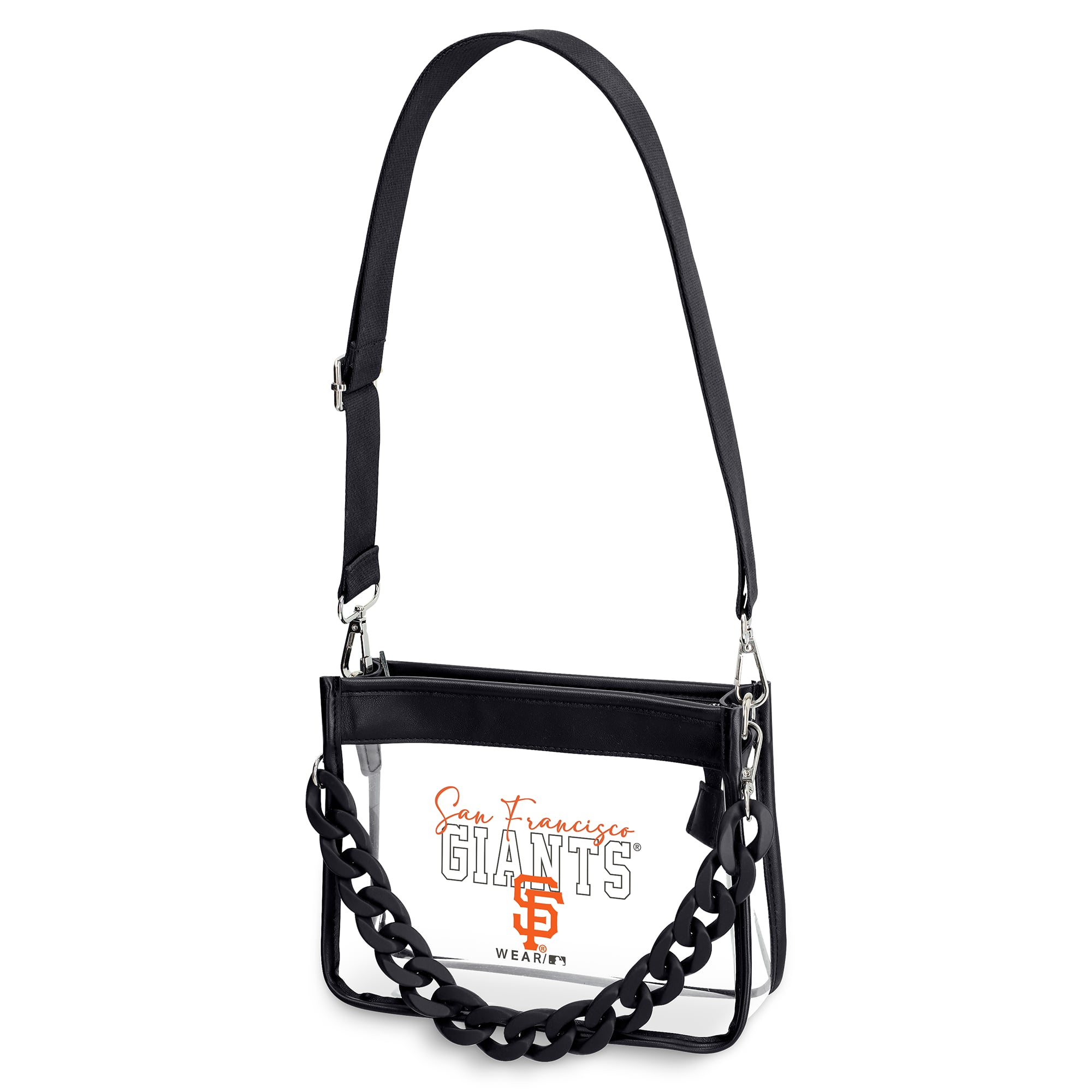 WEAR by Erin Andrews  San Francisco Giants Plastic Chain Mini Crossbody Bag
