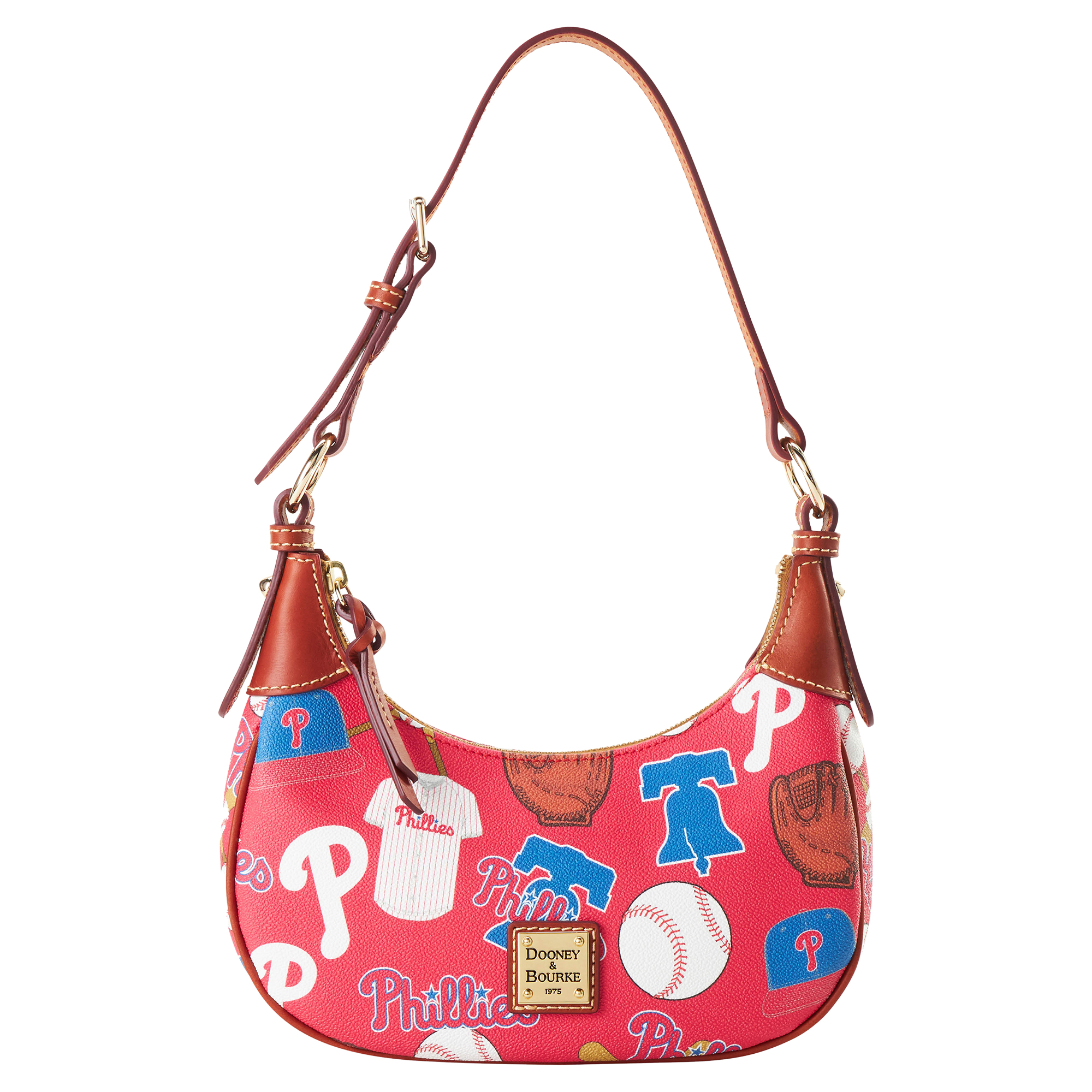 Dooney & Bourke  Philadelphia Phillies Luca Leather Hobo Purse