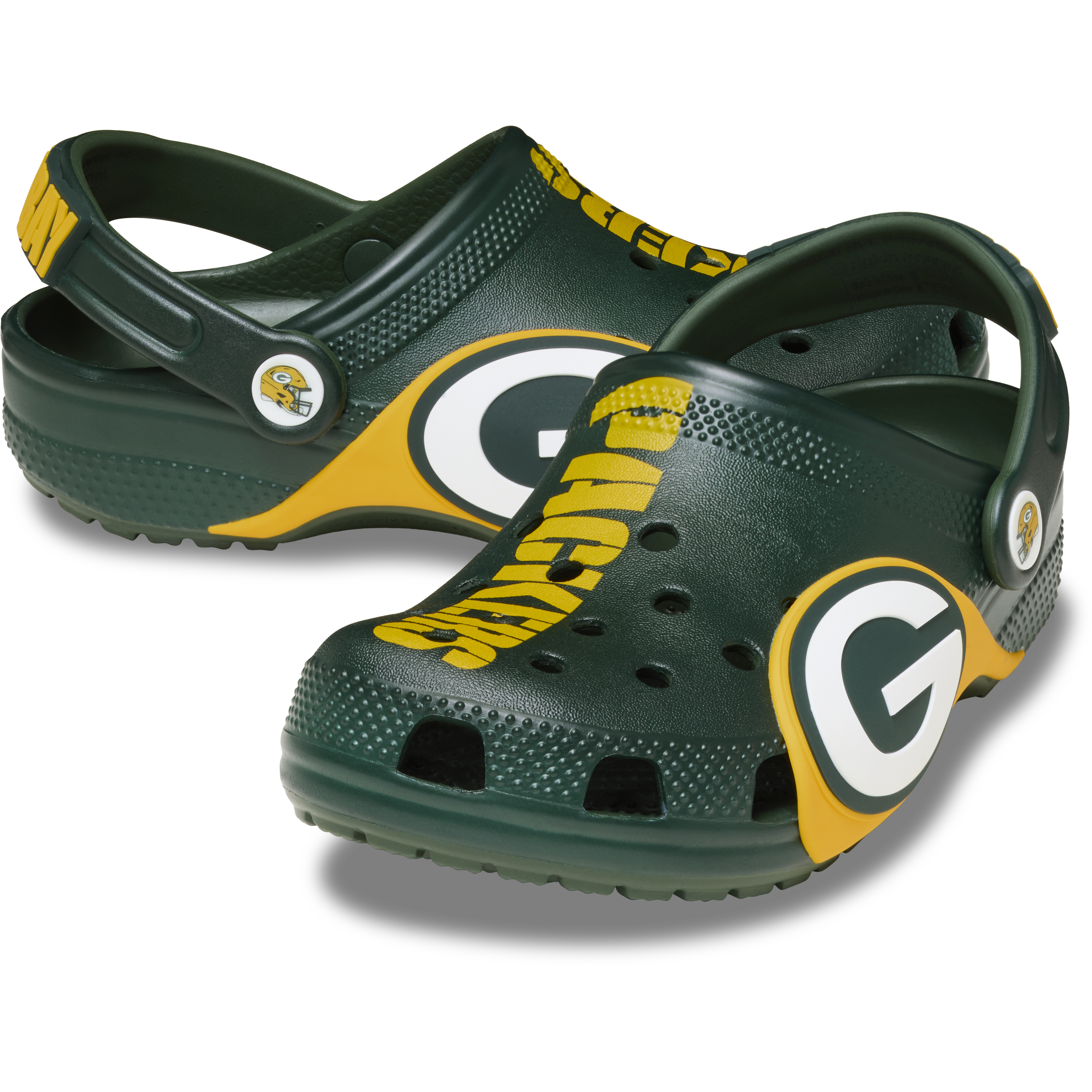 Toddler Crocs  Green Green Bay Packers Classic Clog