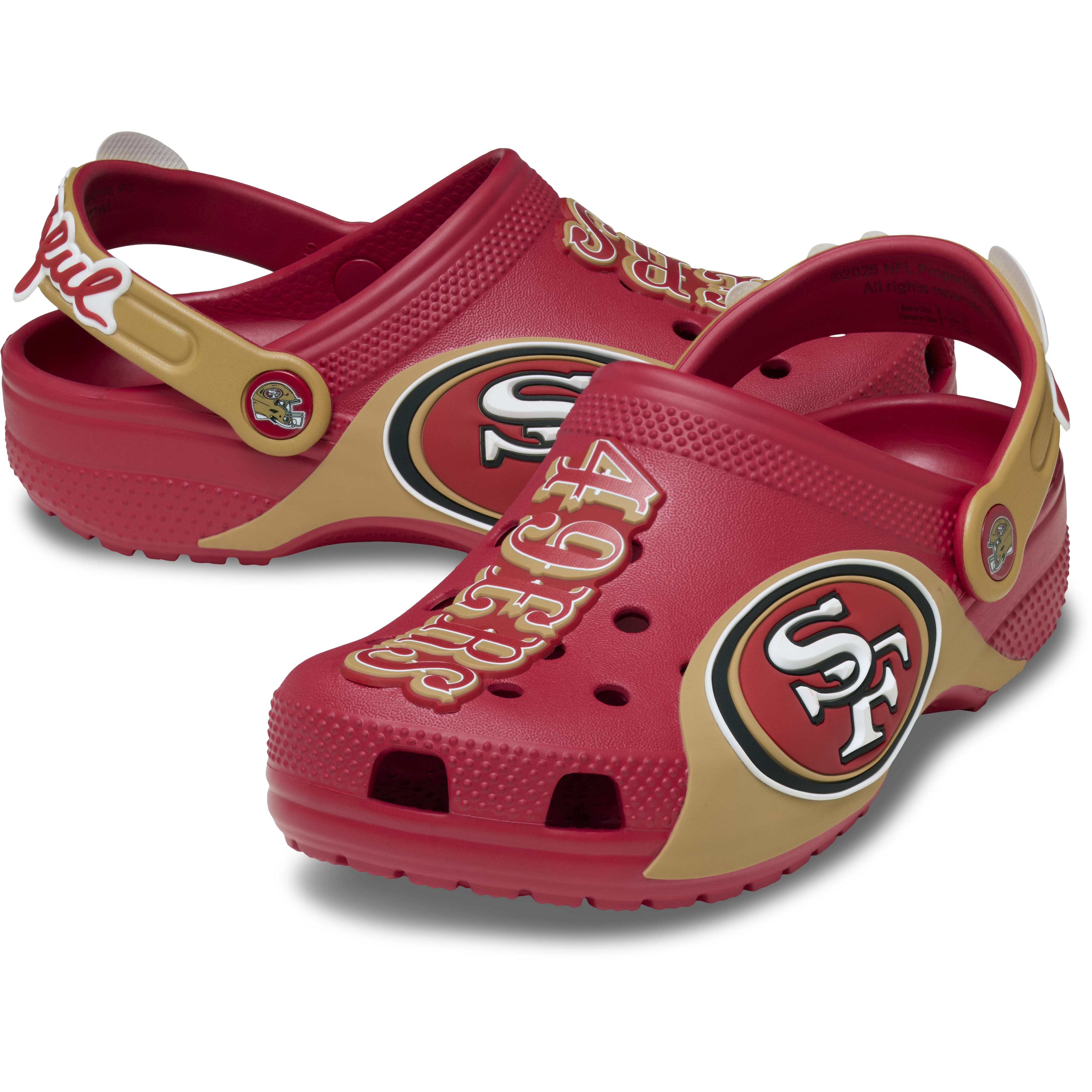 Toddler Crocs  Scarlet San Francisco 49ers Classic Clog