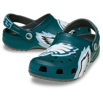 Youth Crocs  Midnight Green Philadelphia Eagles Classic Clog