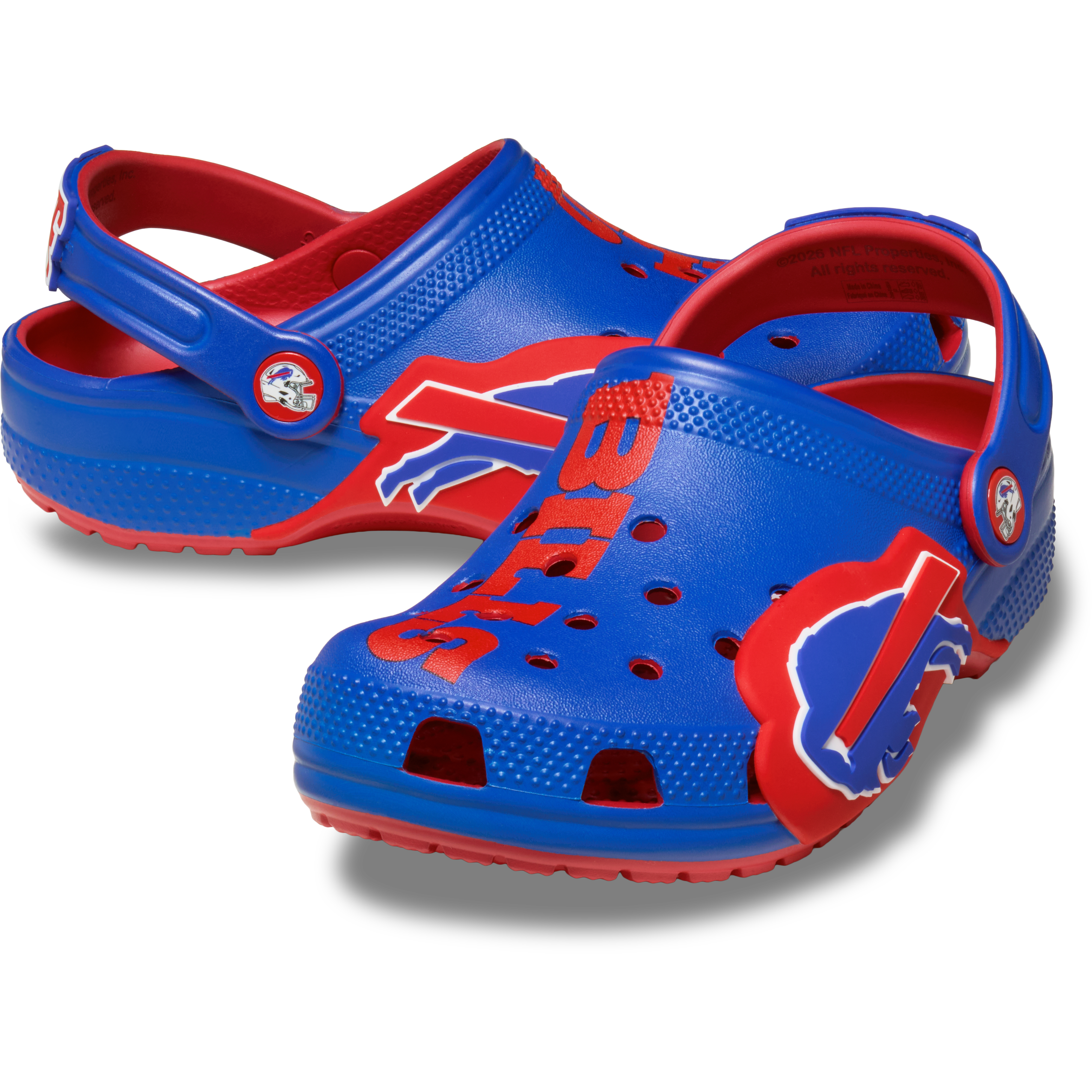 Youth Crocs  Royal Buffalo Bills Classic Clog