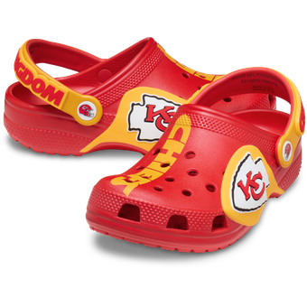 Youth Crocs  Red Kansas City Chiefs Classic Clog