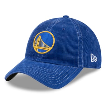 Men's New Era Royal Golden State Warriors Corduroy Casual Classic Adjustable Hat
