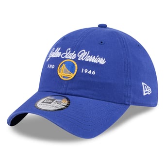 Women's New Era Blue Golden State Warriors Script Casual Classic Adjustable Hat