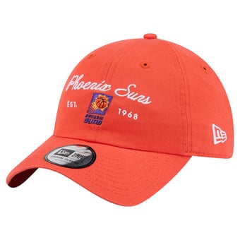 Women's New Era Orange Phoenix Suns Script Casual Classic Adjustable Hat