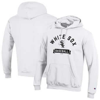 Men's Champion White Chicago White Sox Eco Powerblend Hoodie