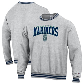 Men's Champion Navy Seattle Mariners Reverse Weave Sweatshirt