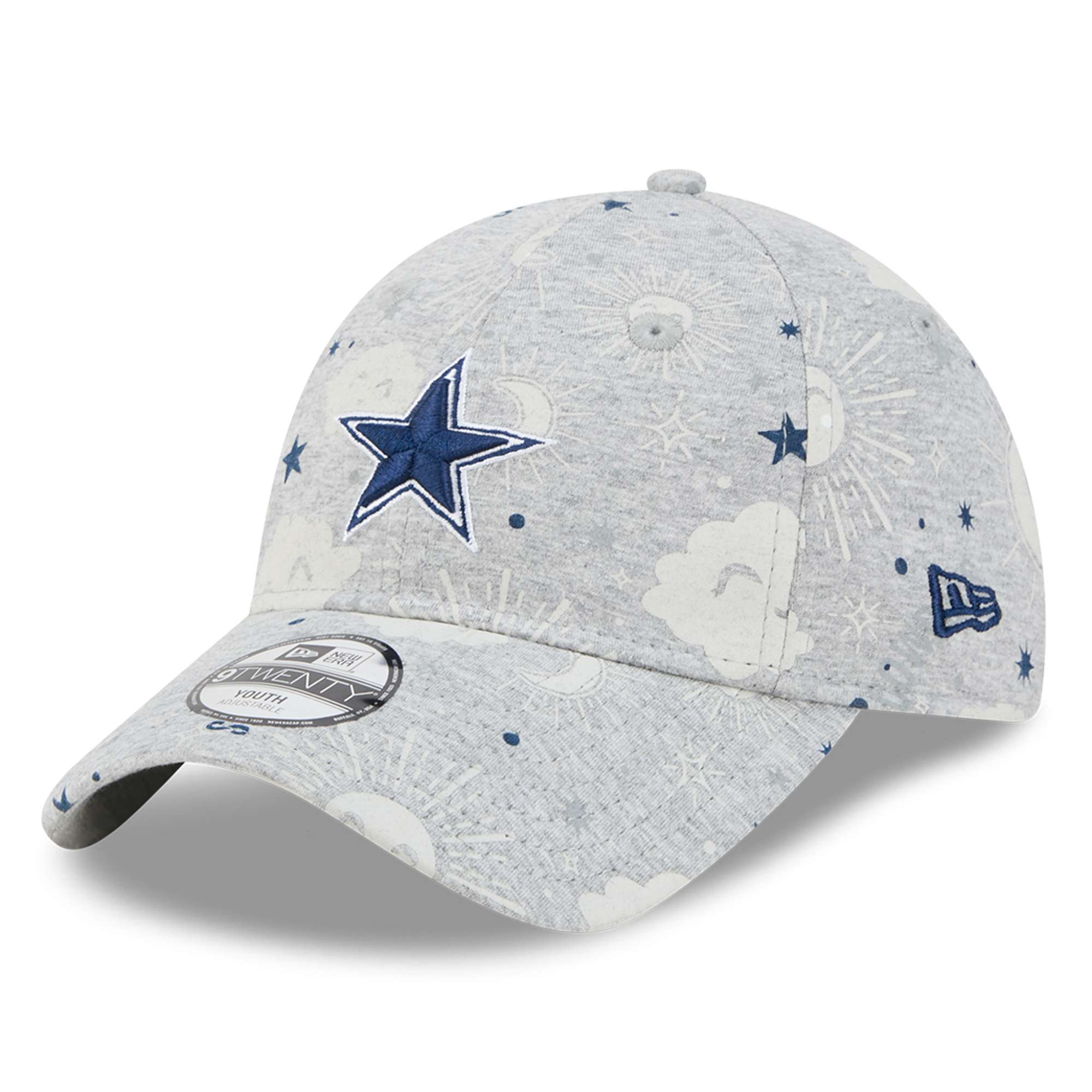 Toddler New Era  Gray Dallas Cowboys Sky 9TWENTY Adjustable Hat