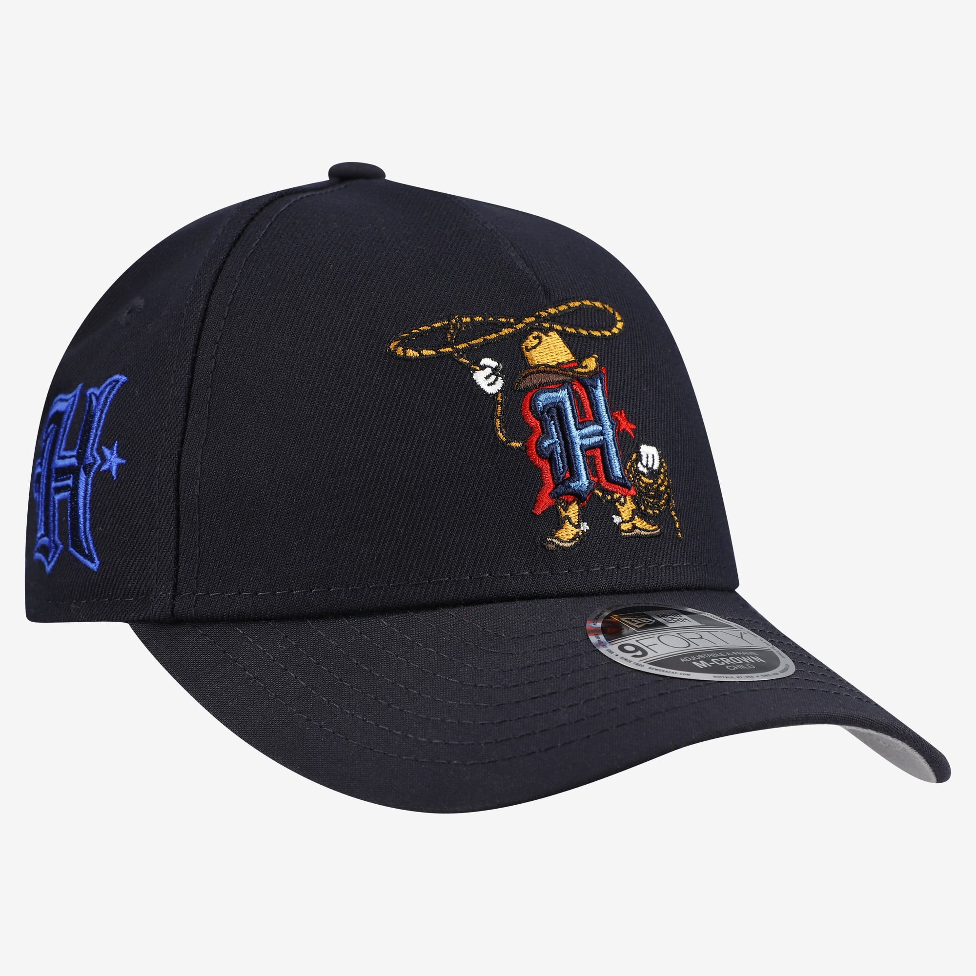 Preschool New Era Navy Houston Texans Cartoon 9FORTY A-Frame M-Crown Adjustable Hat