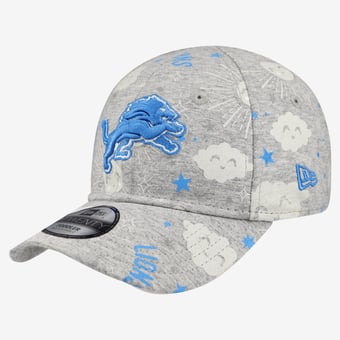 Toddler New Era Heather Gray Detroit Lions Sky 9TWENTY Adjustable Hat