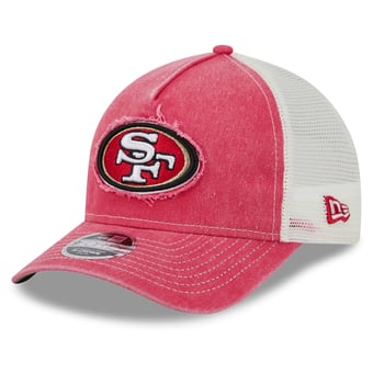 Youth New Era  Scarlet San Francisco 49ers Fan 9FORTY A-Frame Trucker Adjustable Hat