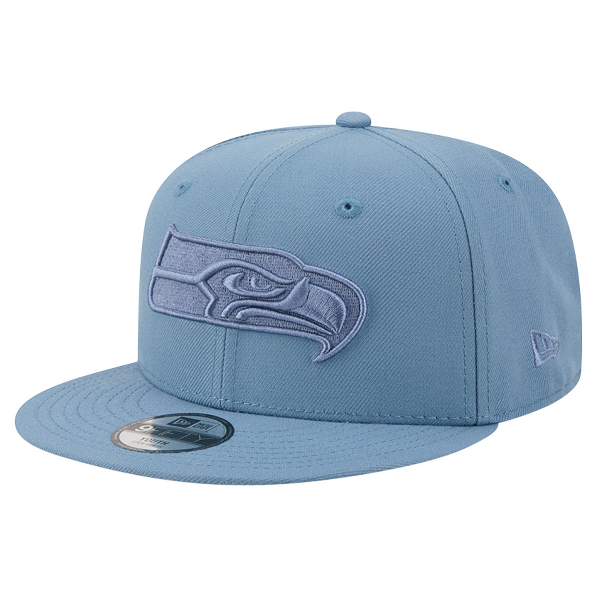 Youth New Era Blue Seattle Seahawks Color Pack A-Frame 9FIFTY Snapback Hat