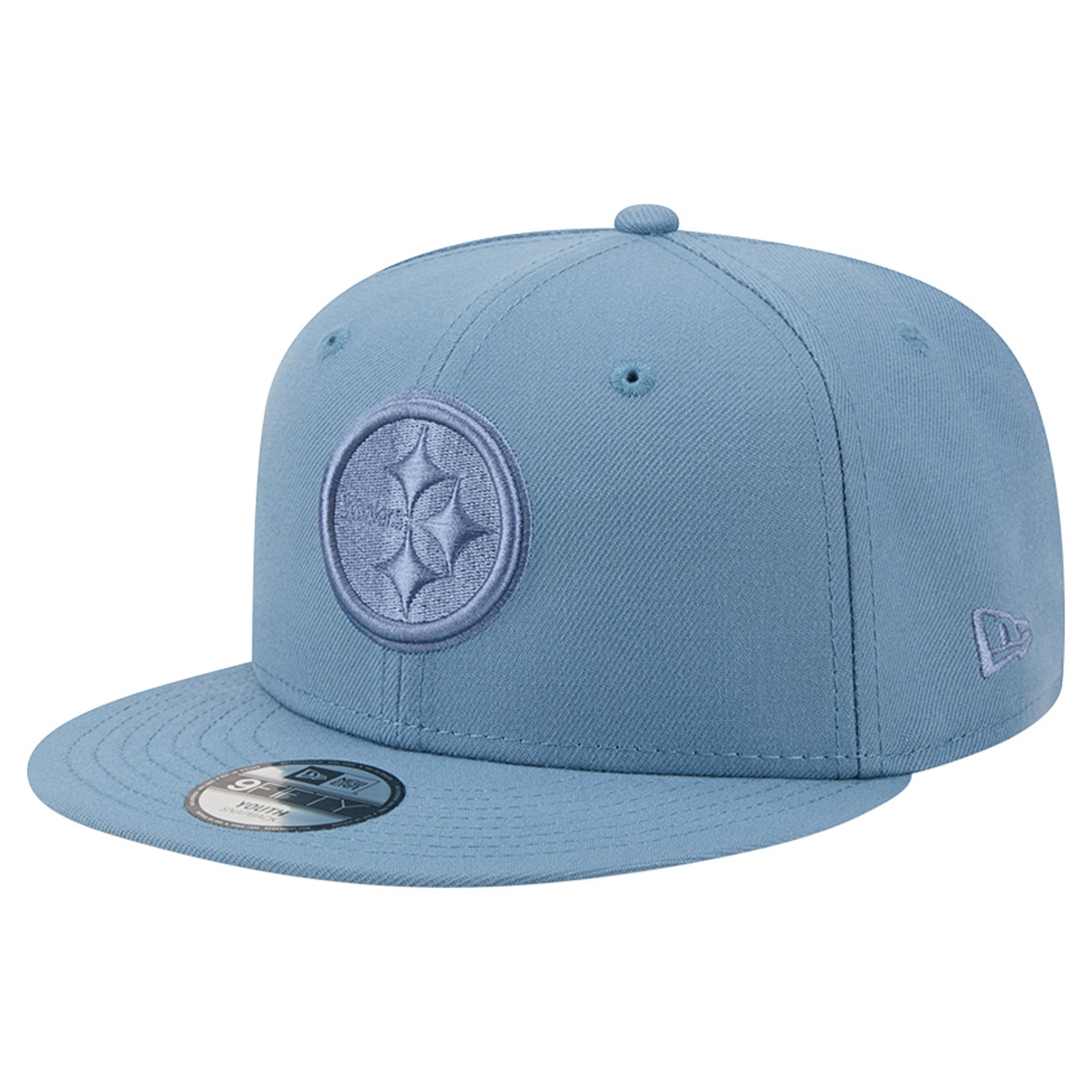 Youth New Era Blue Pittsburgh Steelers Color Pack A-Frame 9FIFTY Snapback Hat
