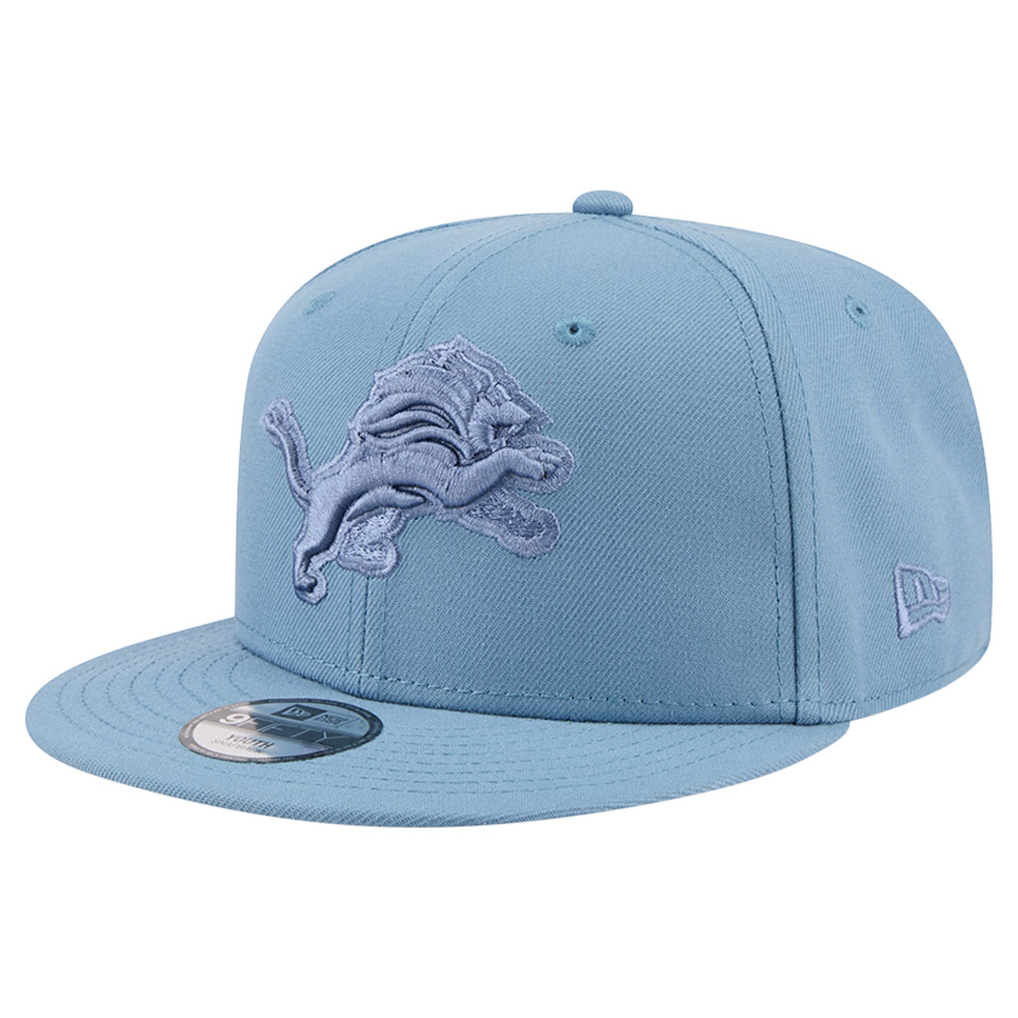 Youth New Era Blue Detroit Lions Color Pack A-Frame 9FIFTY Snapback Hat