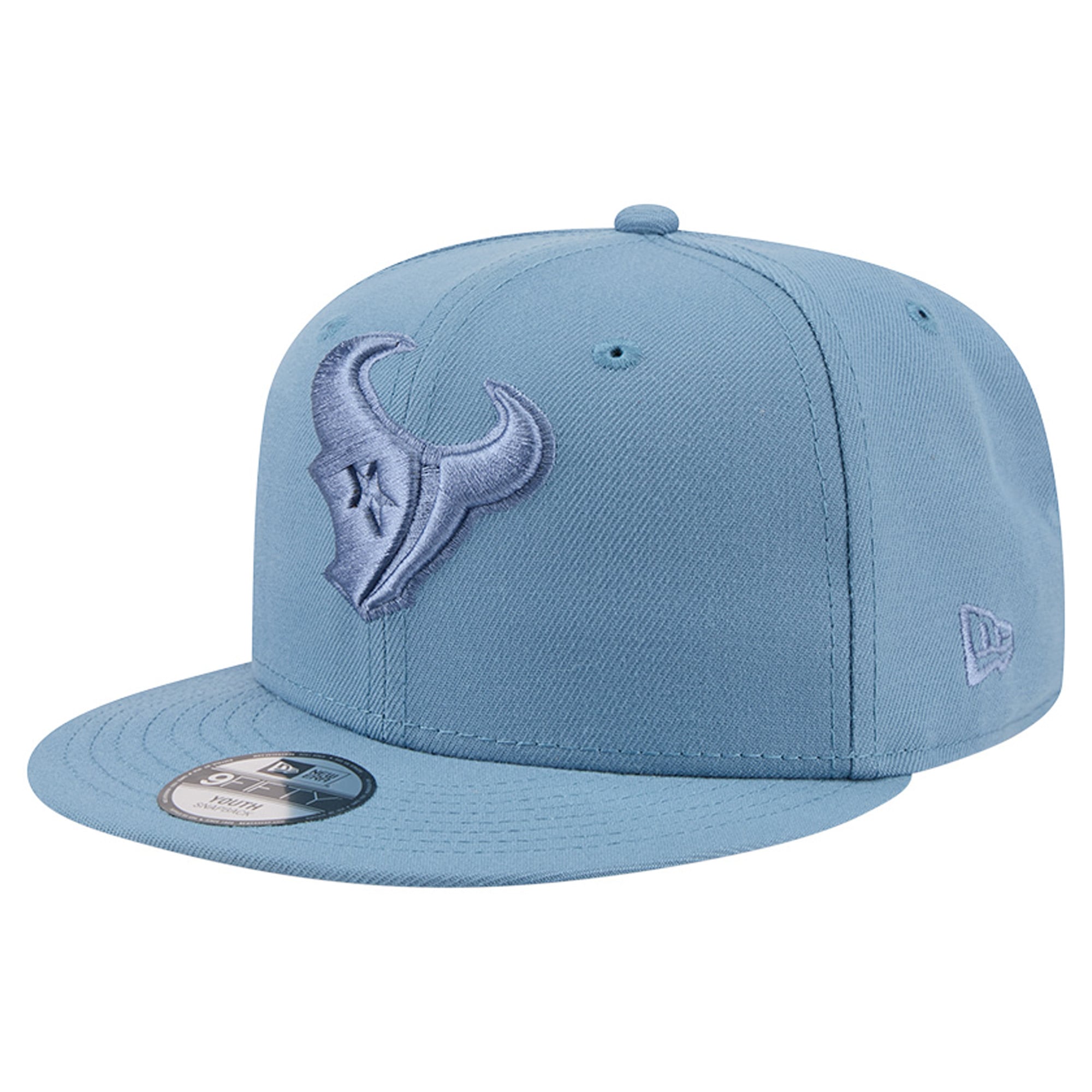 Youth New Era Blue Houston Texans Color Pack A-Frame 9FIFTY Snapback Hat