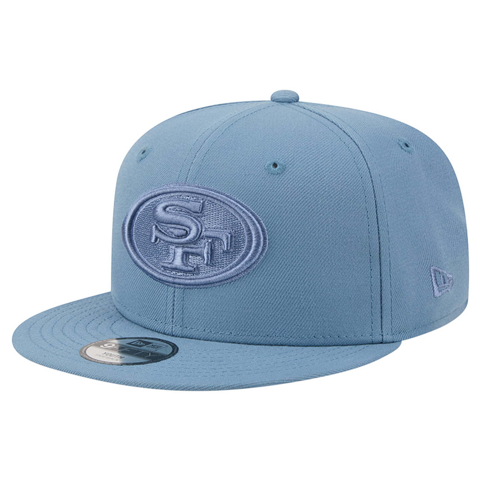Youth New Era Blue San Francisco 49ers Color Pack A-Frame 9FIFTY Snapback Hat
