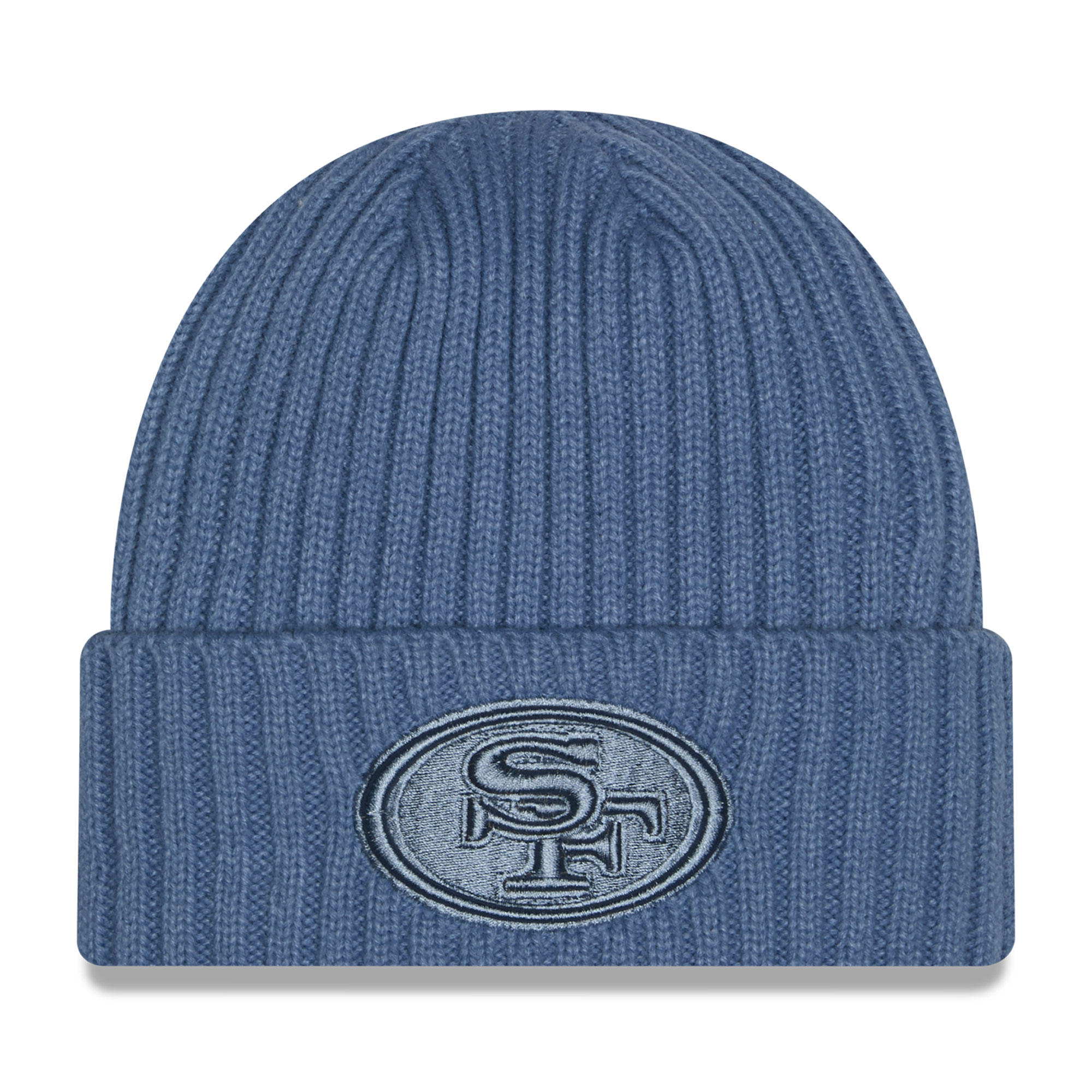 Girls New Era Blue San Francisco 49ers Color Pack Cuffed Knit Hat