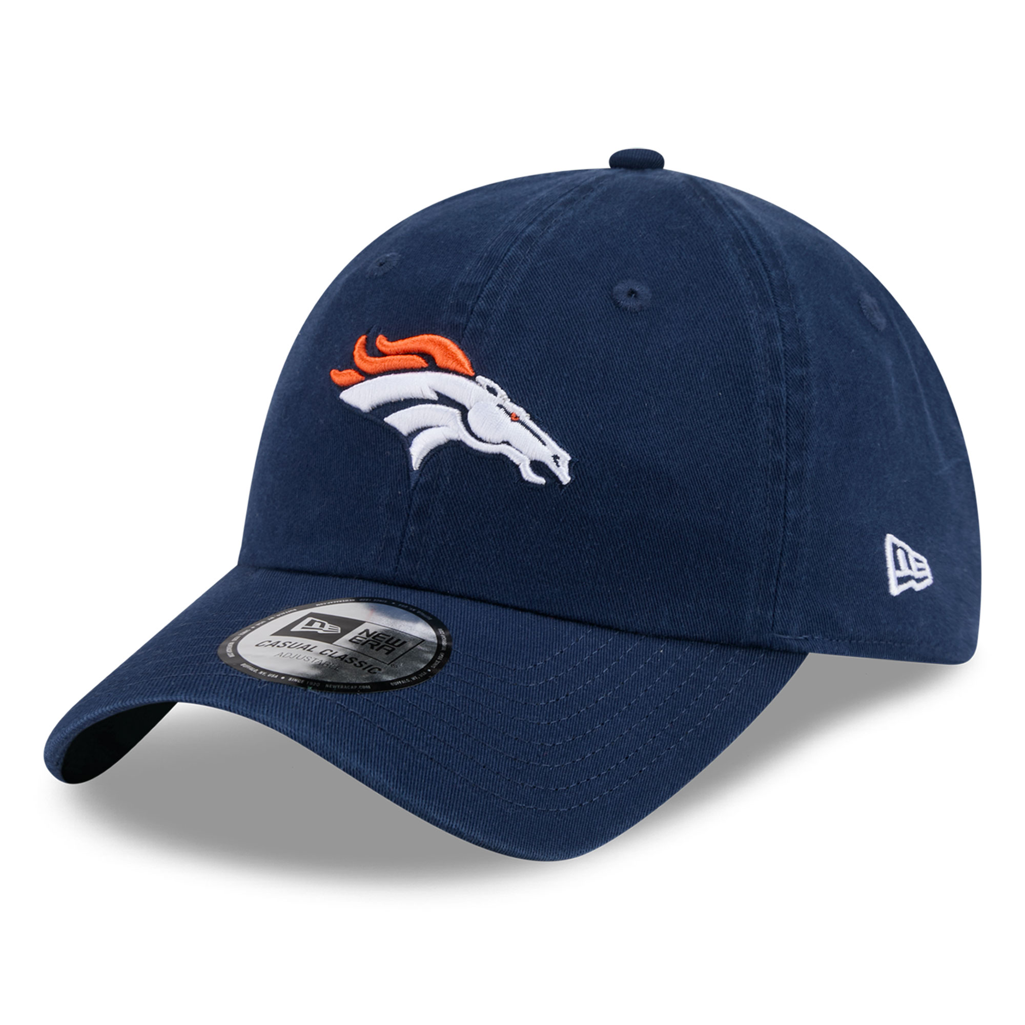 Women's New Era Navy Denver Broncos Throwback Casual Classic Adjustable Hat
