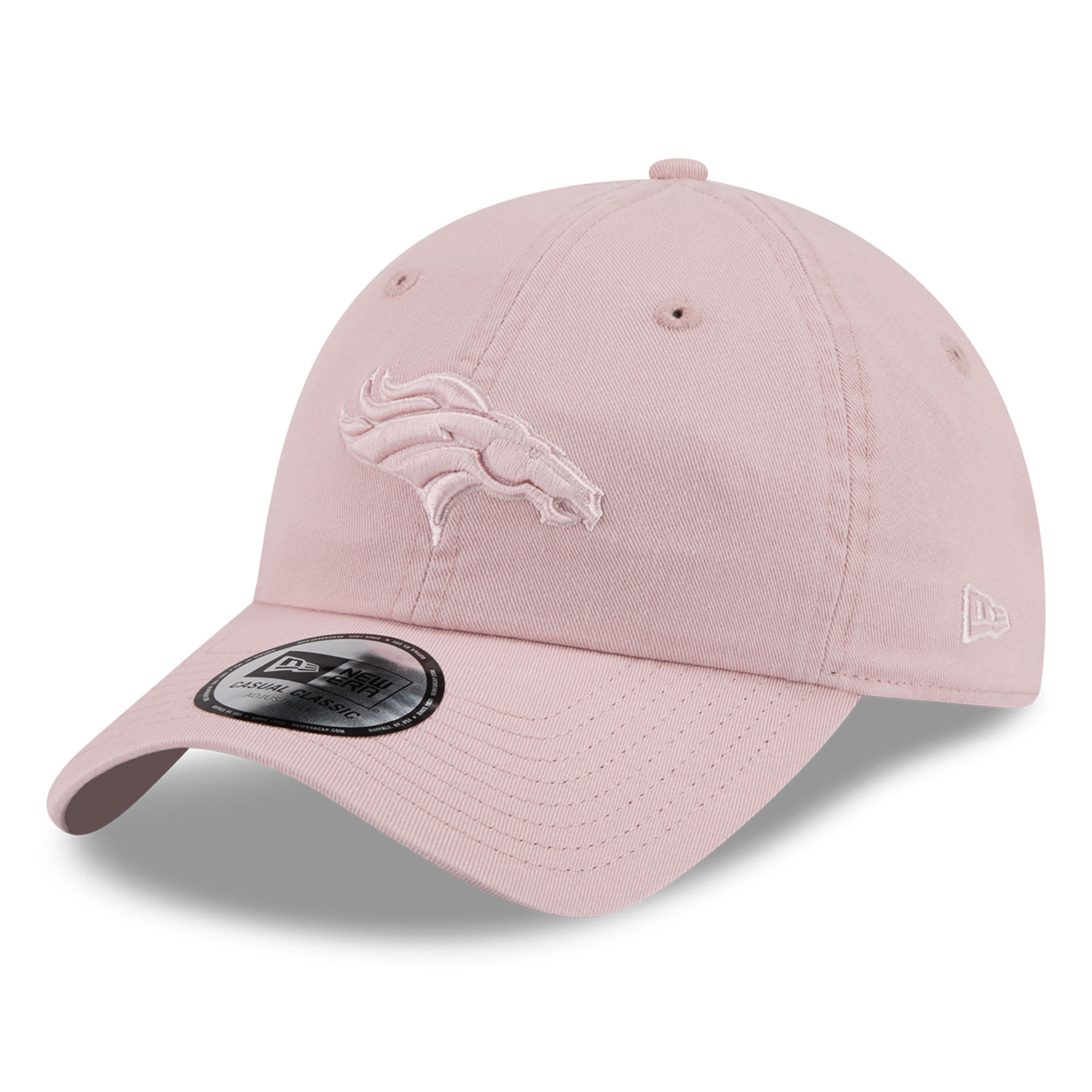 Women's New Era Pink Denver Broncos Casual Classic Adjustable Hat