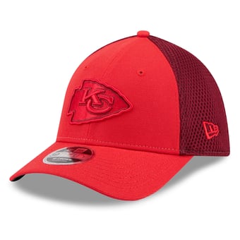 Men's New Era Red Kansas City Chiefs Neo Mesh 39THIRTY M-Crown Stretch Hat