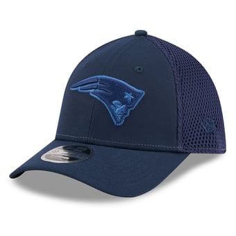 Men's New Era Navy New England Patriots Neo Mesh 39THIRTY M-Crown Stretch Hat