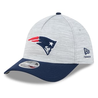 New Era Gray New England Patriots Tech 39THIRTY A-Frame Stretch Hat