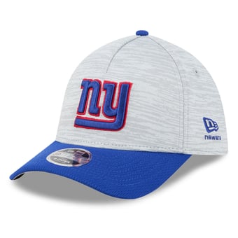 Men's New Era Gray/Royal New York Giants Tech 39THIRTY M-Crown A-Frame Stretch Hat