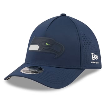 Men's New Era  College Navy Seattle Seahawks Tonal 39THIRTY A-Frame Flex Hat