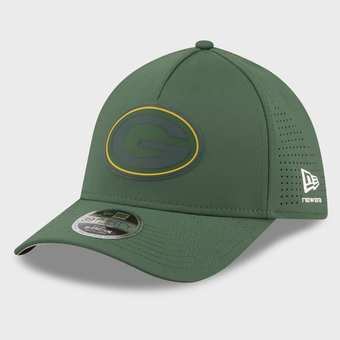 Men's New Era  Green Green Bay Packers Tonal 39THIRTY A-Frame Flex Hat