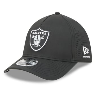 Men's New Era  Black Las Vegas Raiders Tonal 39THIRTY A-Frame Flex Hat