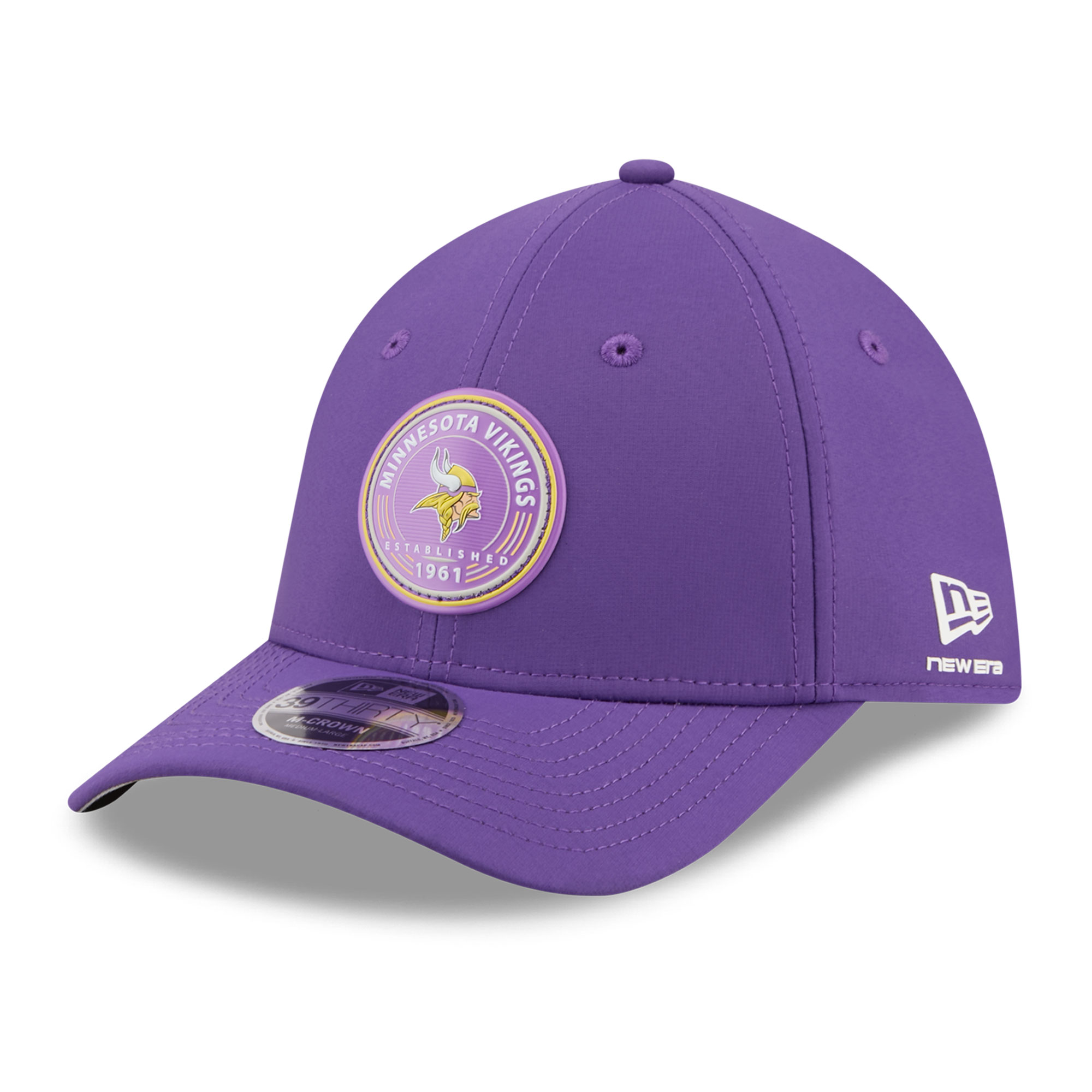 Men's New Era Purple Minnesota Vikings 39THIRTY M-Crown Flex Hat