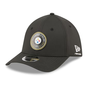 Men's New Era Black Pittsburgh Steelers 39THIRTY M-Crown Flex Hat