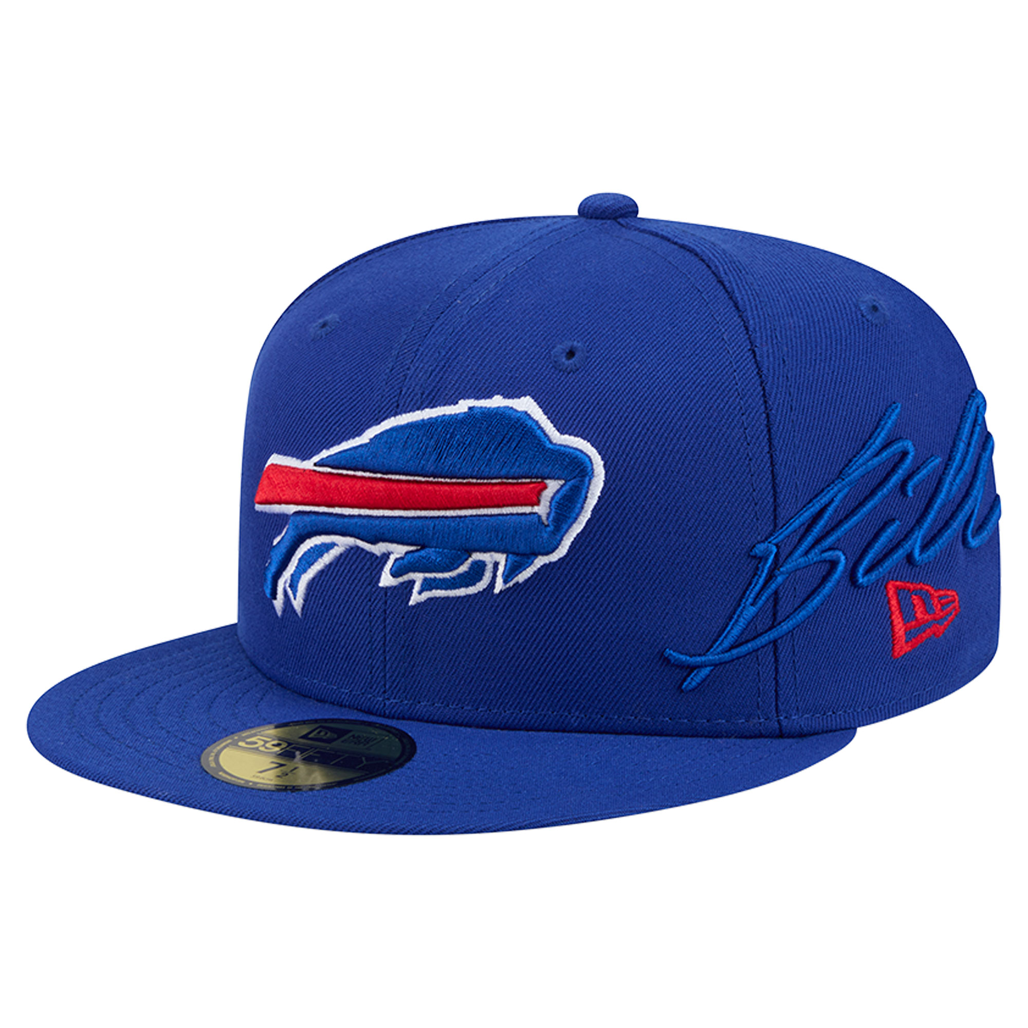 New Era Men's Royal Buffalo Bills Side Script 59FIFTY Fitted Hat - Royal