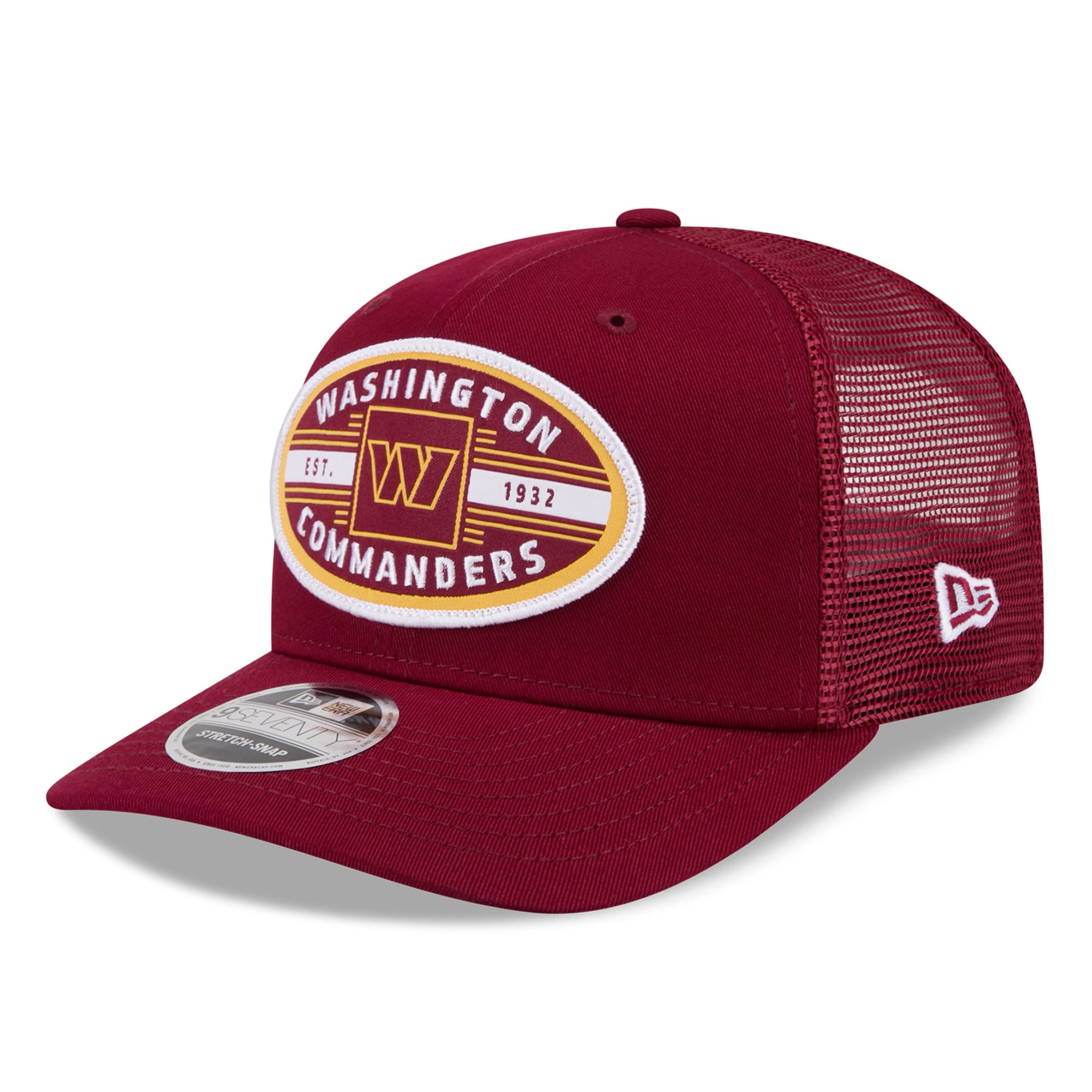 Men's New Era Burgundy Washington Commanders Collegiate 9SEVENTY Trucker Hat