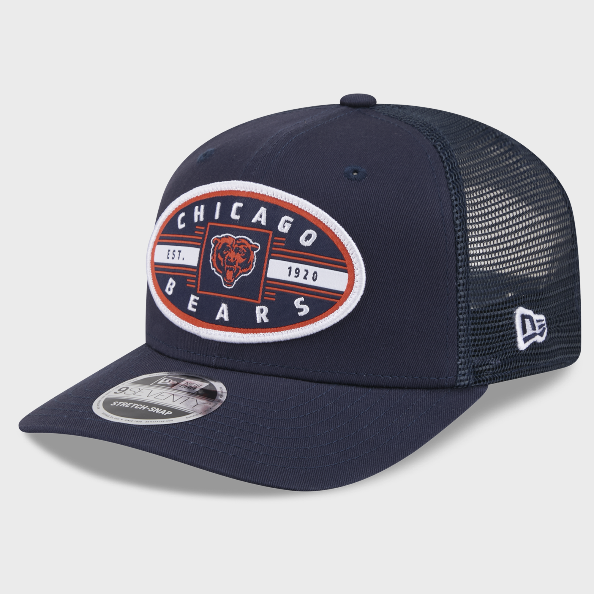 Men's New Era  Navy Chicago Bears Collegiate 9SEVENTY Adjustable Hat