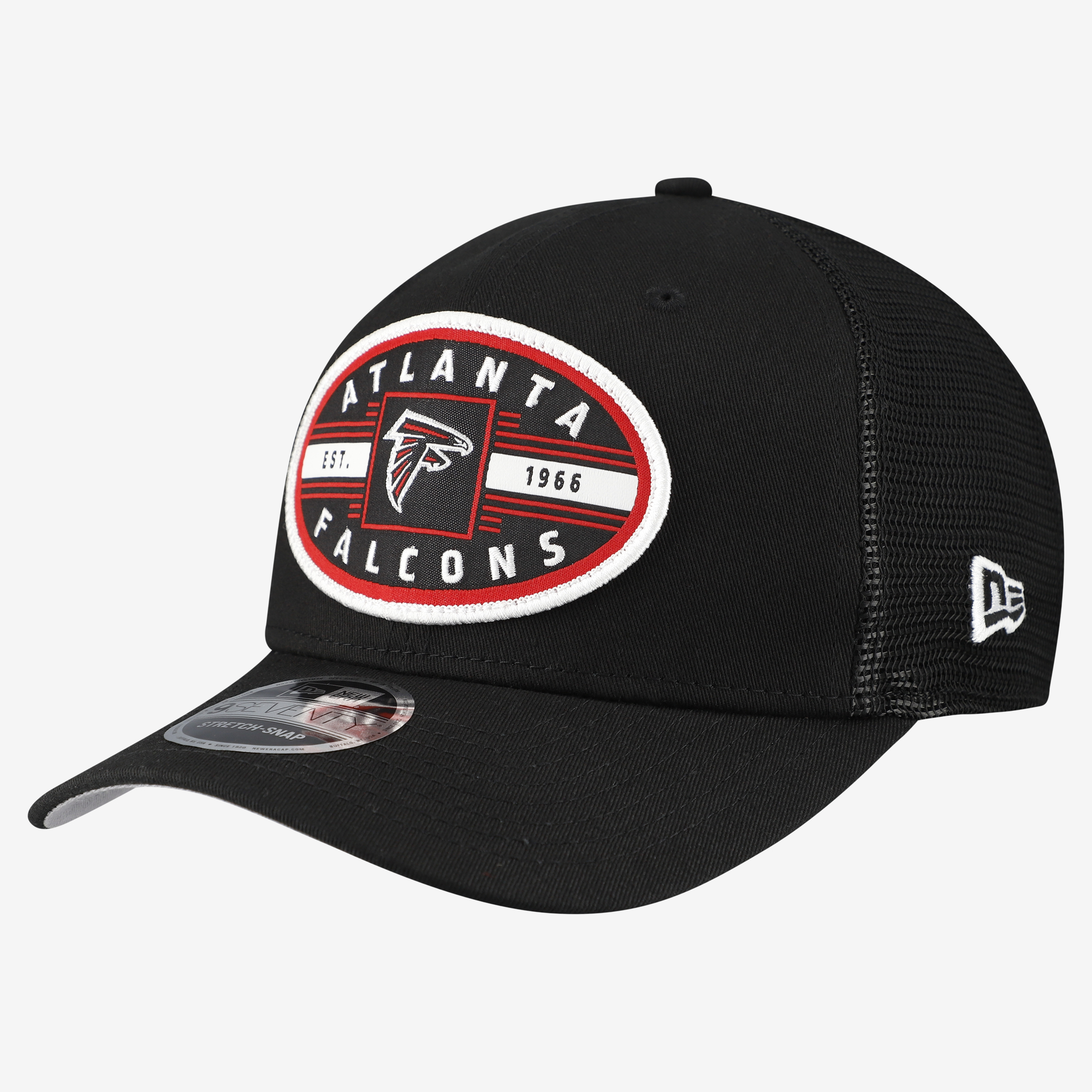 Men's New Era Black Atlanta Falcons Collegiate 9SEVENTY Trucker Hat