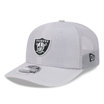 Men's New Era Gray Las Vegas Raiders Jock 9SEVENTY Adjustable Hat