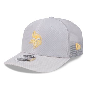 Men's New Era Gray Minnesota Vikings Jock 9SEVENTY Adjustable Hat