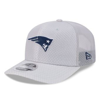 Men's New Era Gray New England Patriots Jock 9SEVENTY Adjustable Hat