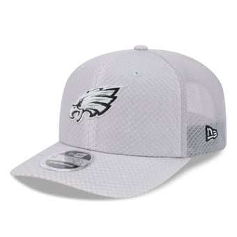 Men's New Era Gray Philadelphia Eagles Jock 9SEVENTY Adjustable Hat