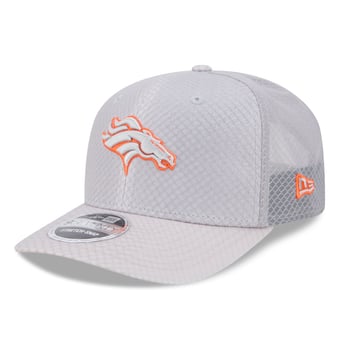 Men's New Era Gray Denver Broncos Jock 9SEVENTY Adjustable Hat