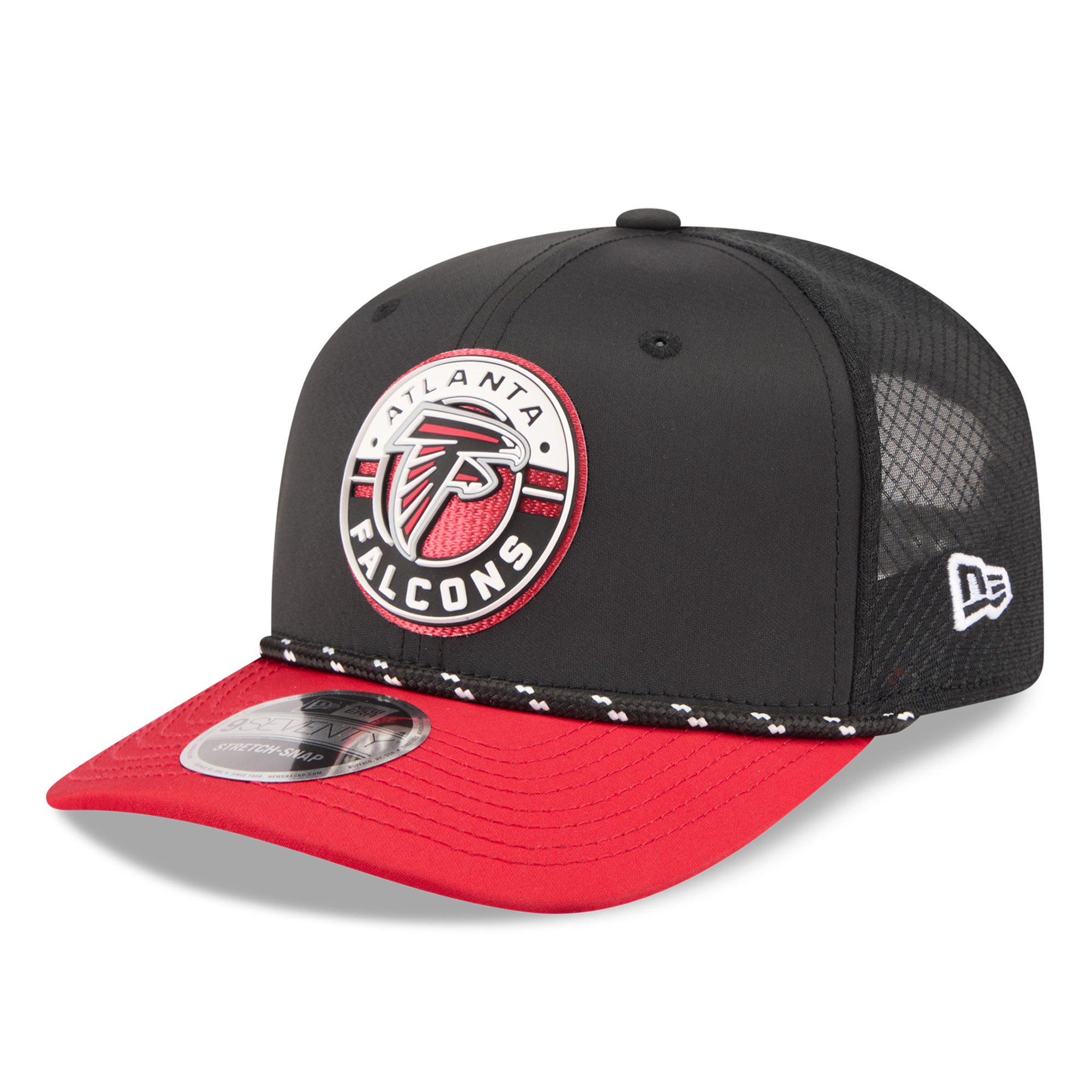 Men's New Era Black/Red Atlanta Falcons Game 9SEVENTY Adjustable Hat