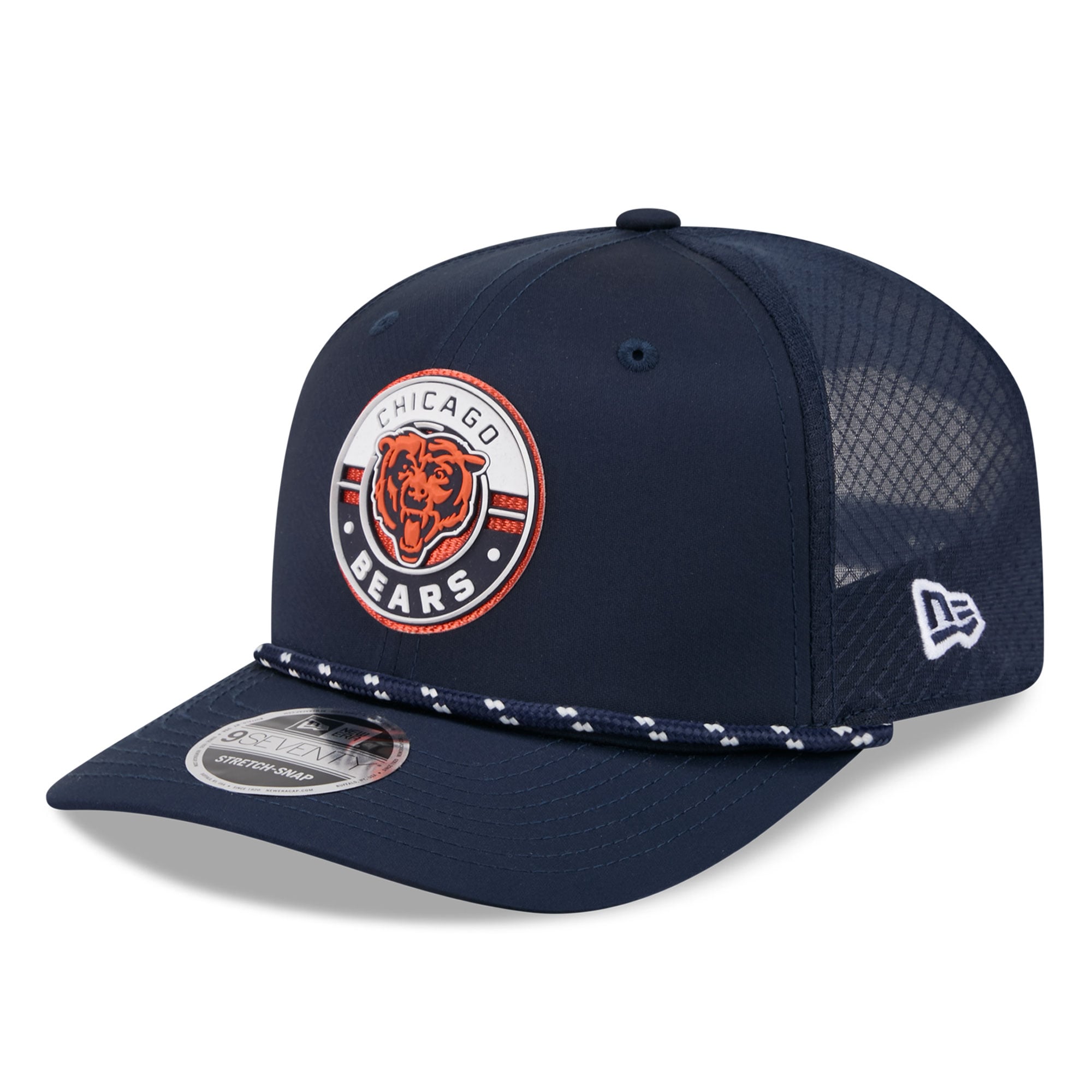 Men's New Era Navy Chicago Bears Game 9SEVENTY Adjustable Hat